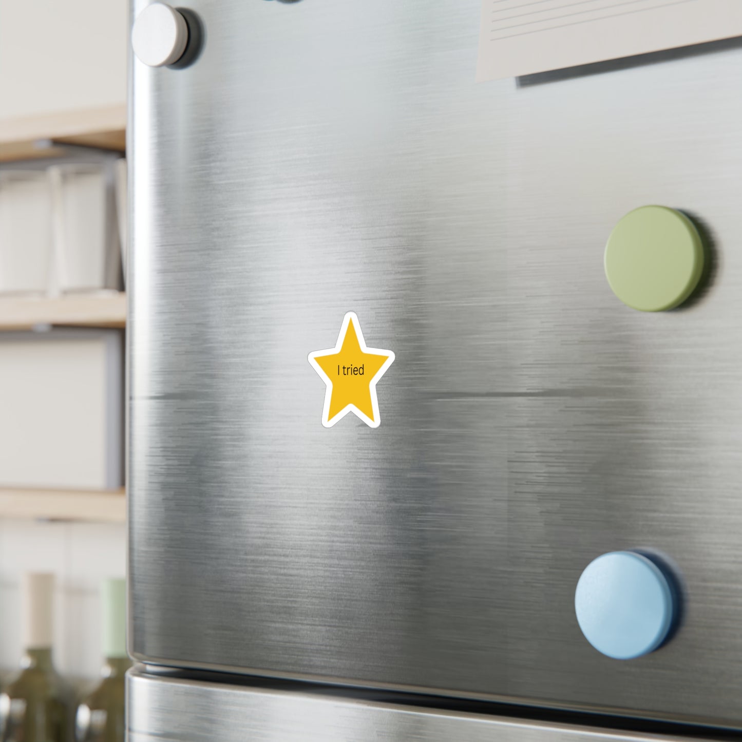 Gold Star Vinyl Decal