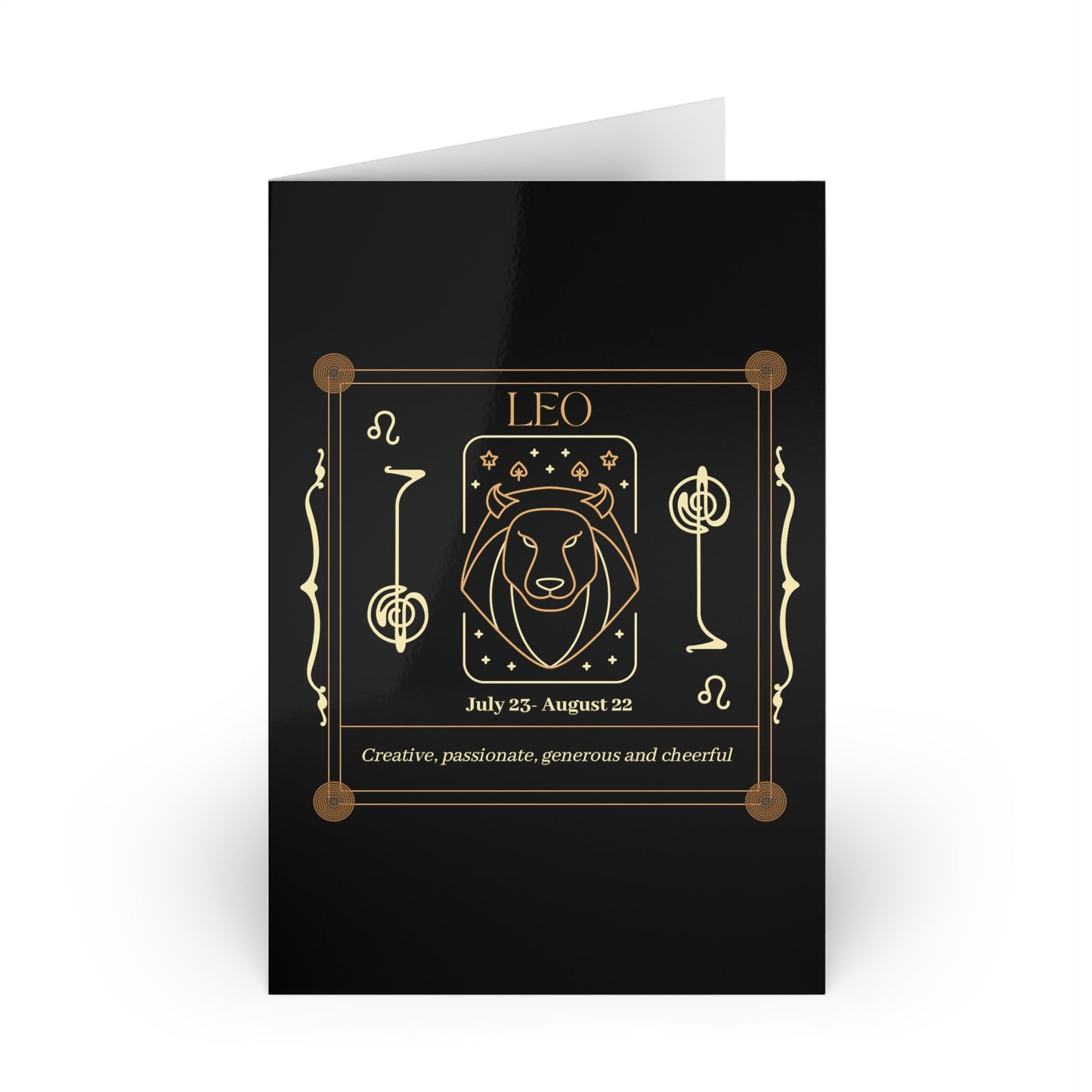 Leo Greeting Card