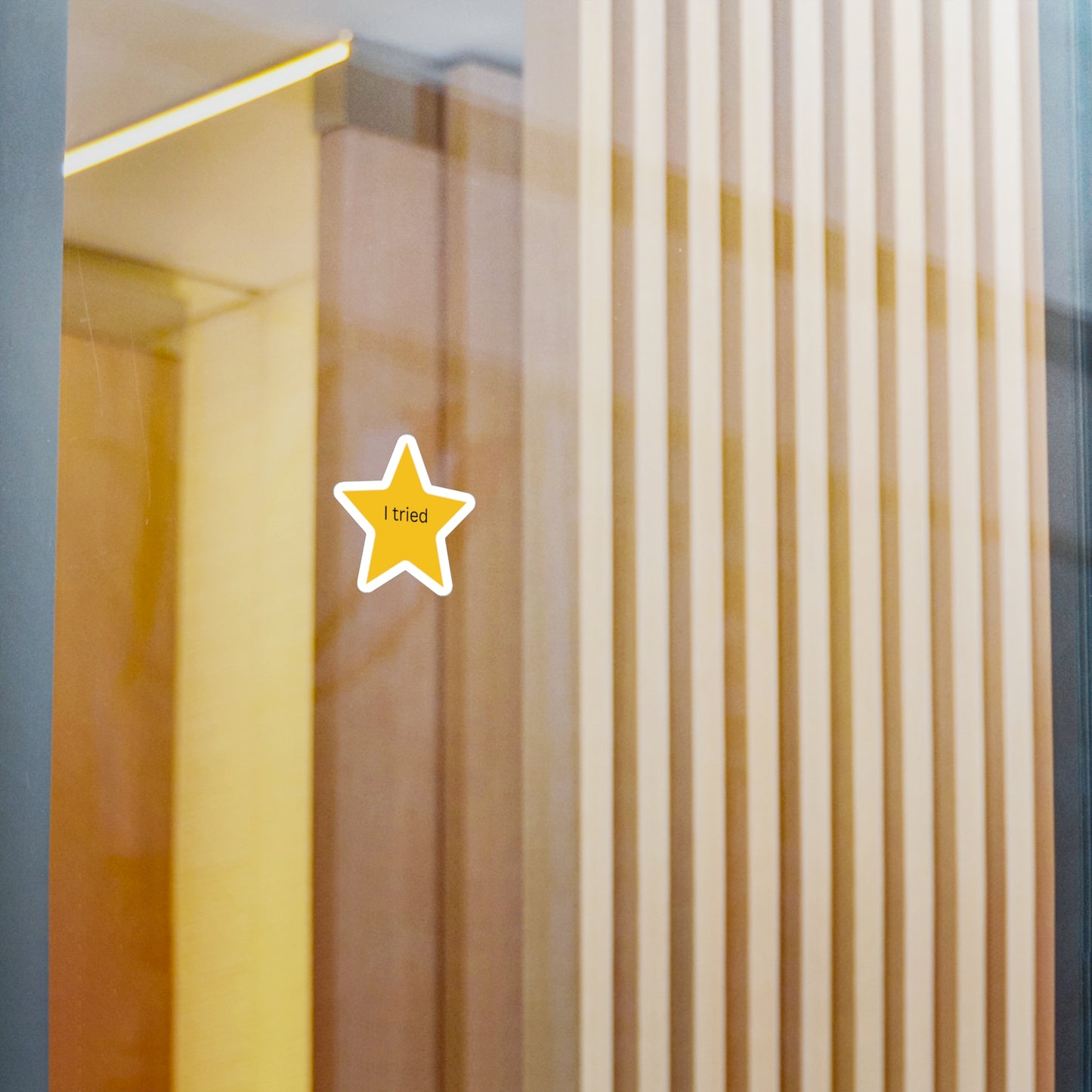 Gold Star Vinyl Decal