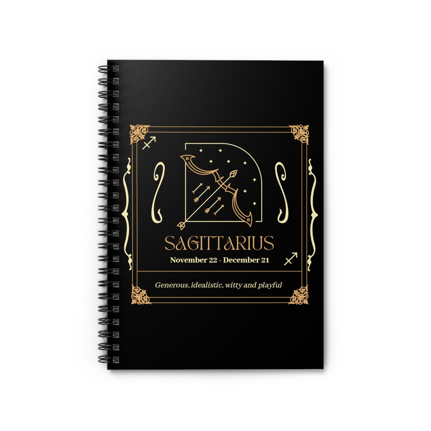 Sagittarius Spiral Notebook