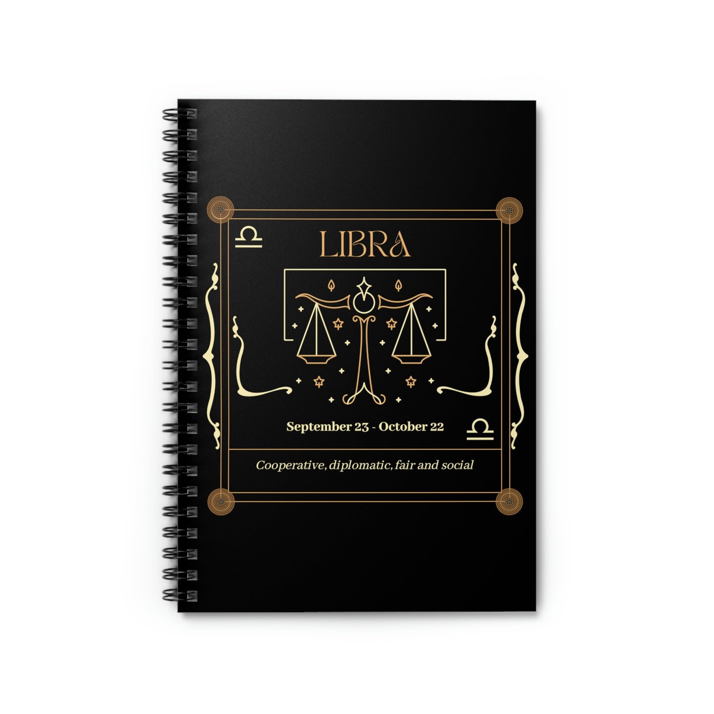 Libra Spiral Notebook