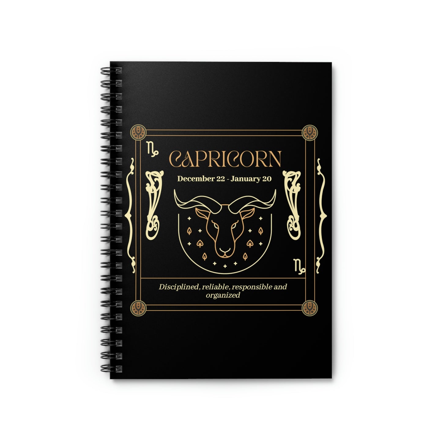 Capricorn Spiral Notebook
