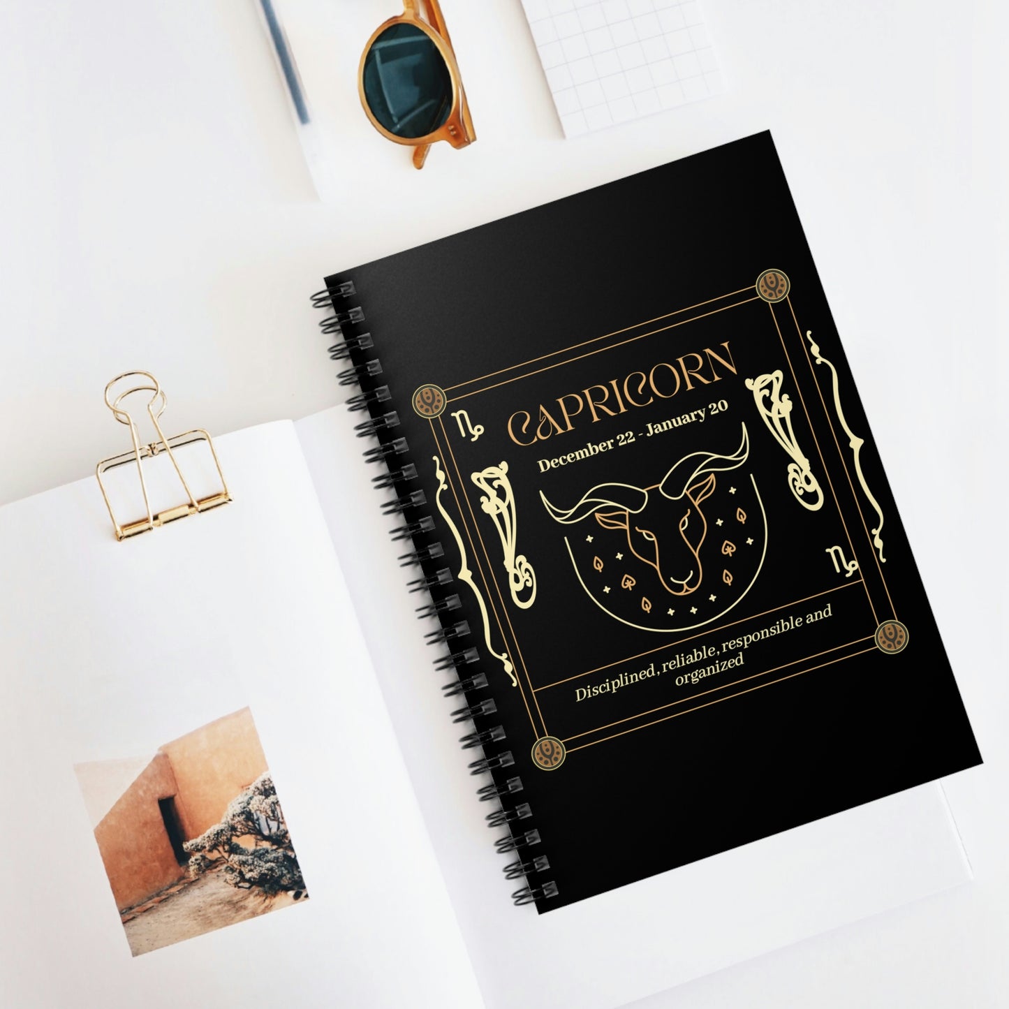 Capricorn Spiral Notebook