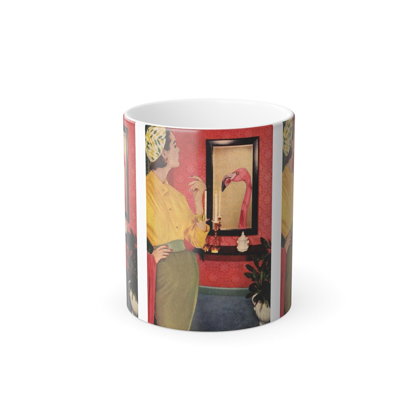 Flamingo color changing Mug