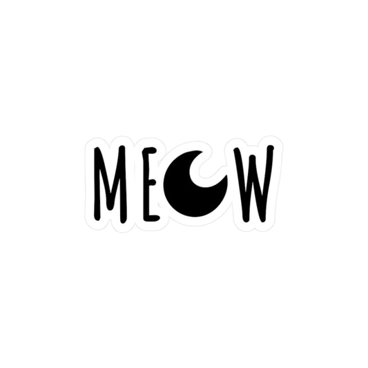 Meow Vinyl Decals