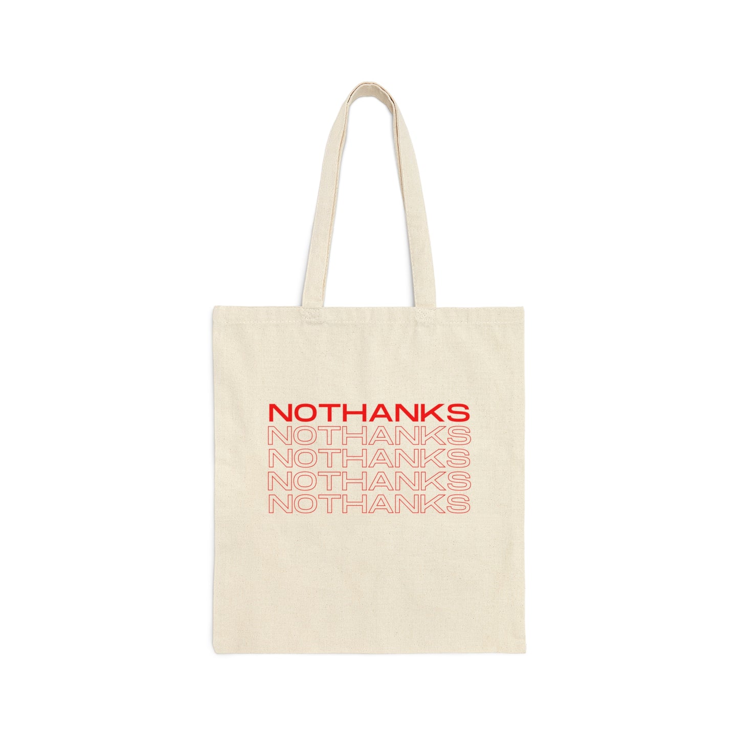 No Thanks Tote Bag