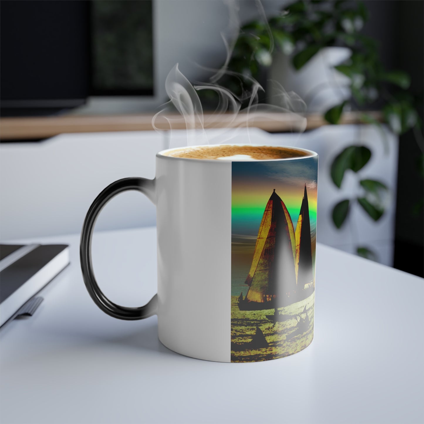 Paradise color changing Mug