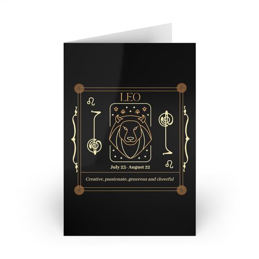 Leo Greeting Card