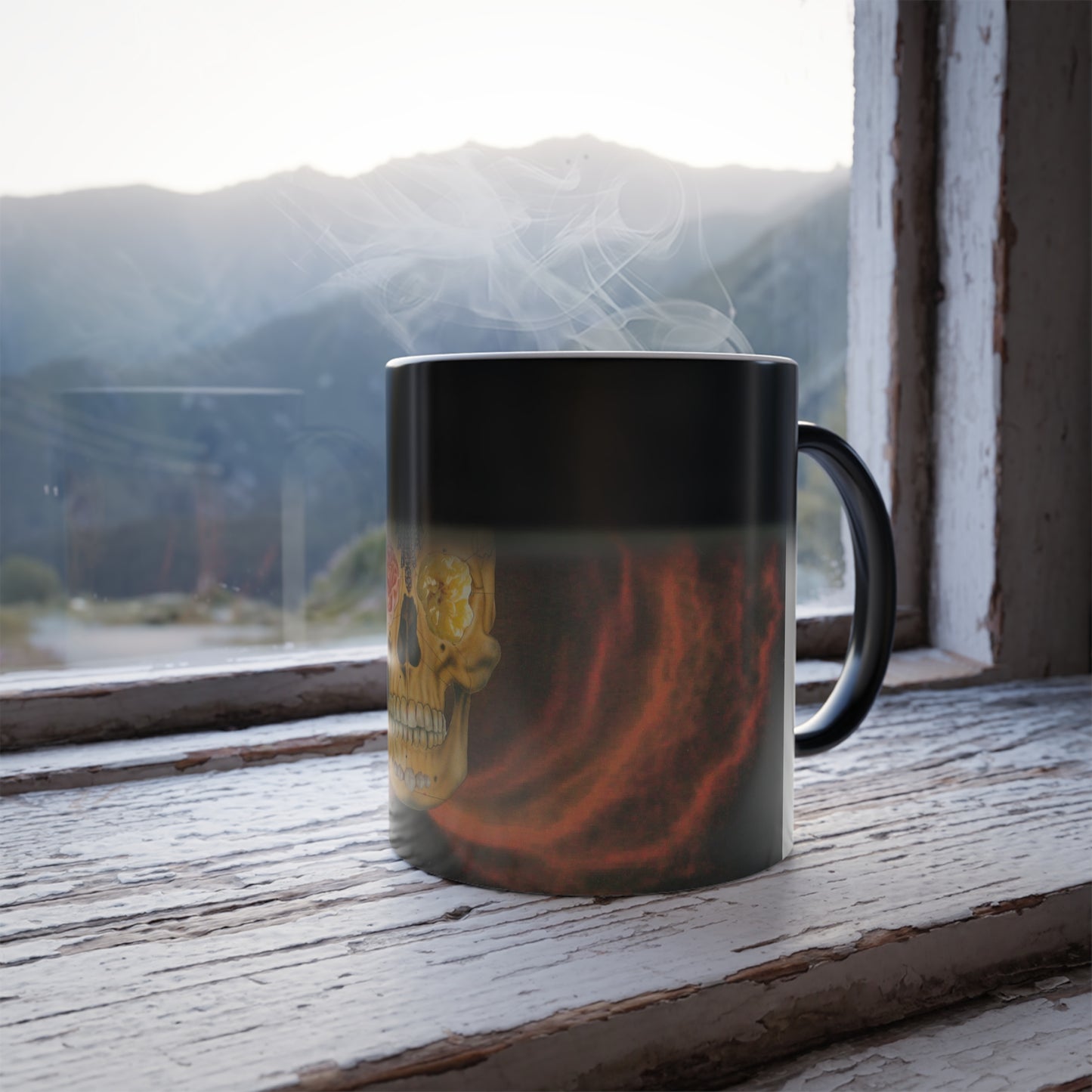 Day of the Dead color changing Mug