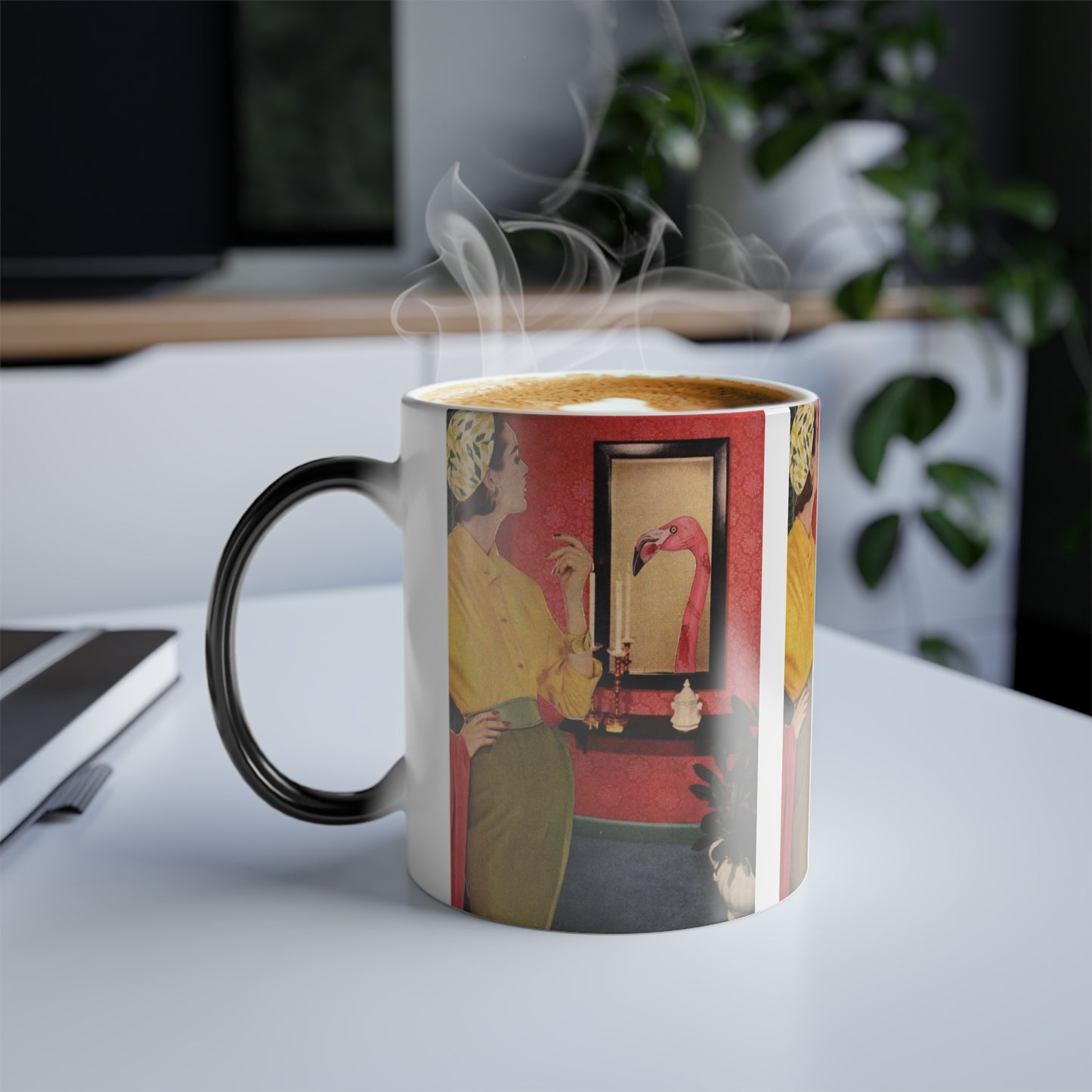 Flamingo color changing Mug