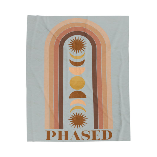 Phased Velveteen Plush Blanket