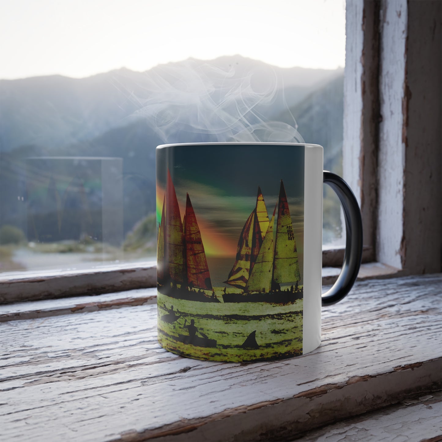 Paradise color changing Mug