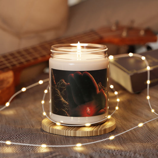 Heart and Hand Soy Candle