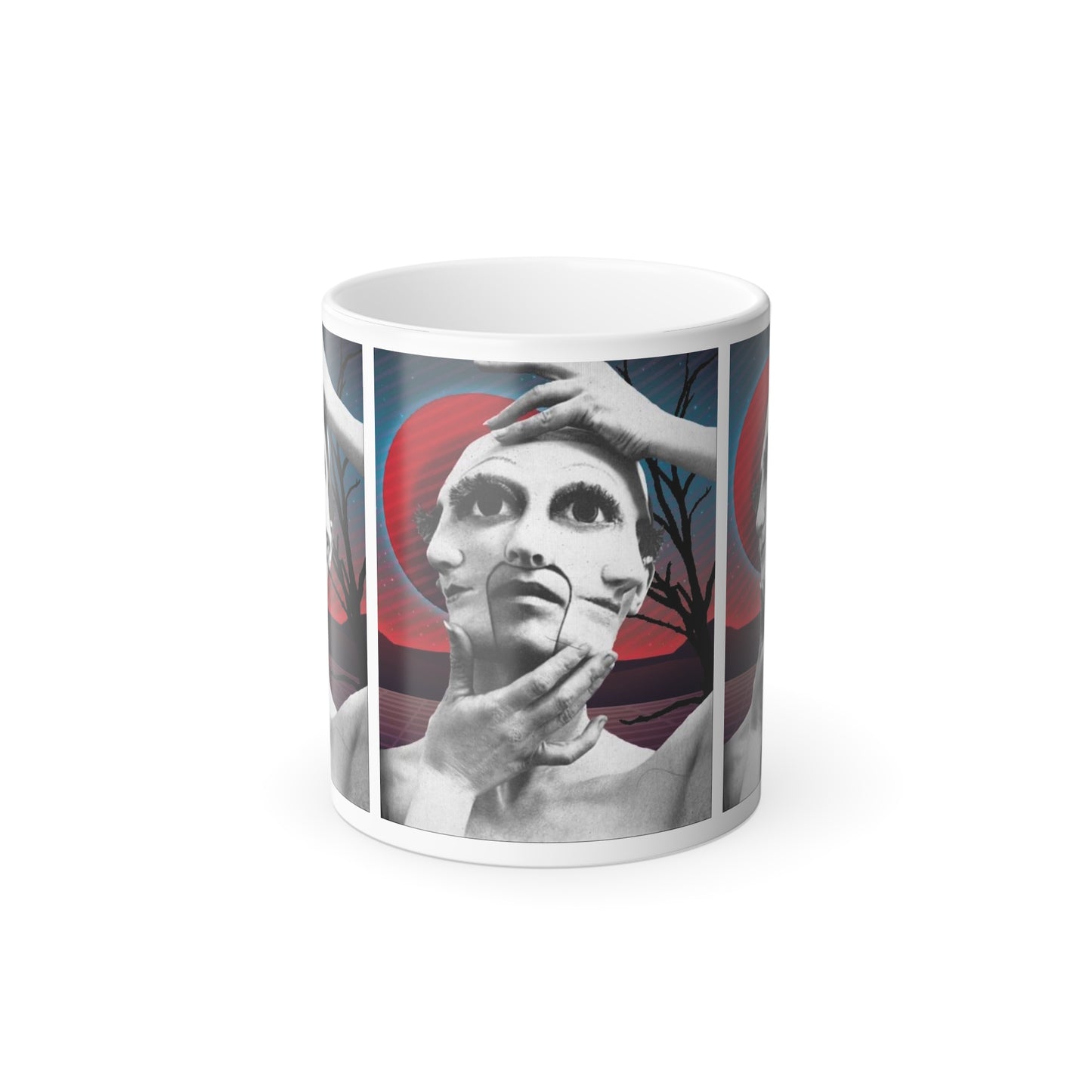 Masked color changing Mug