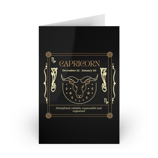 Capricorn Greeting Card