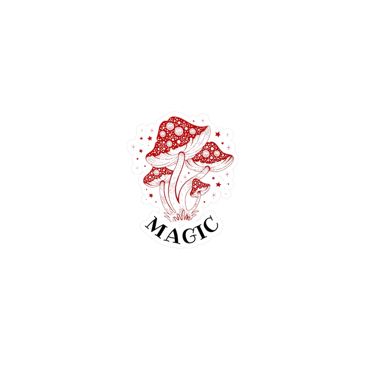 Magic Mushroom Vinyl Decal