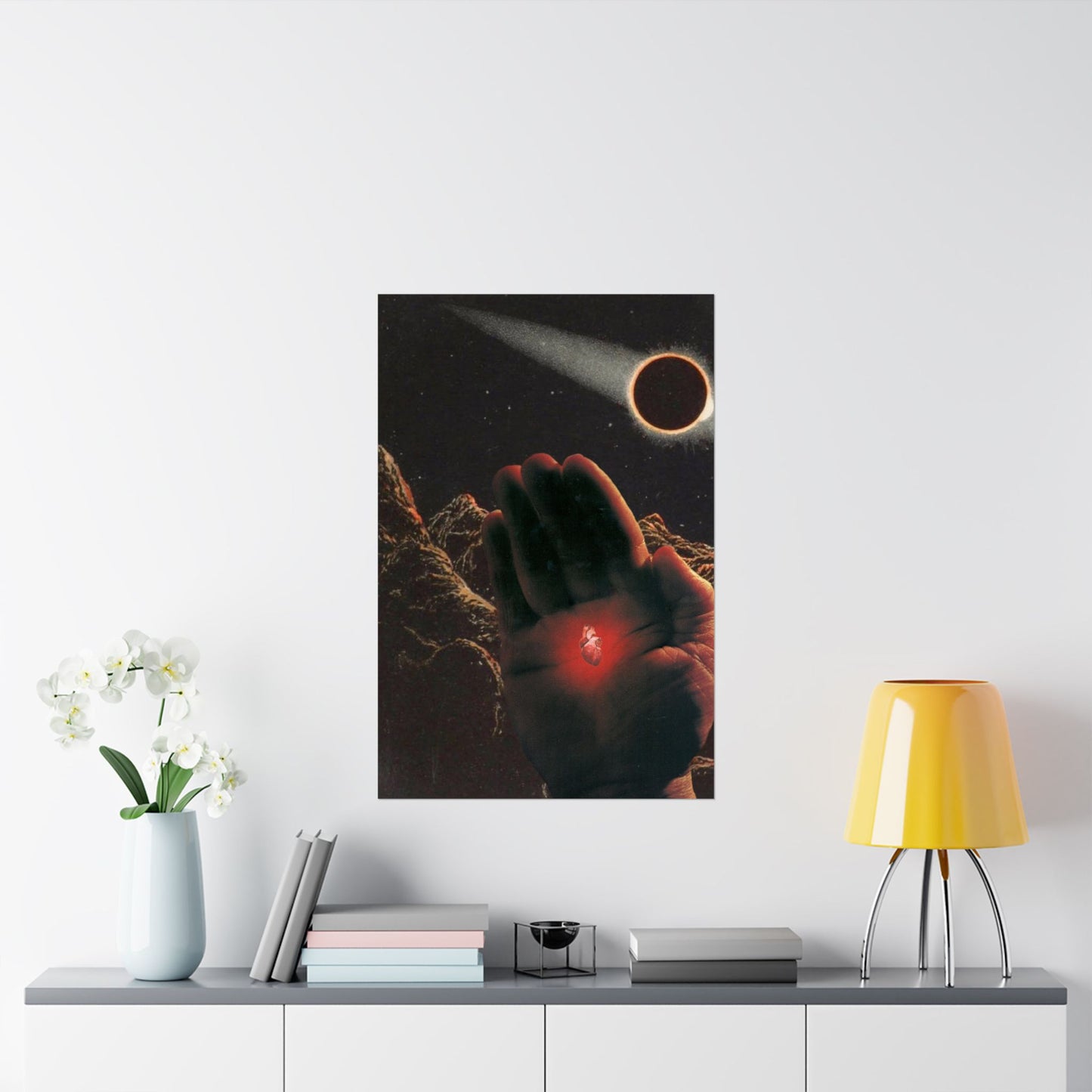 Heart and Hand Poster