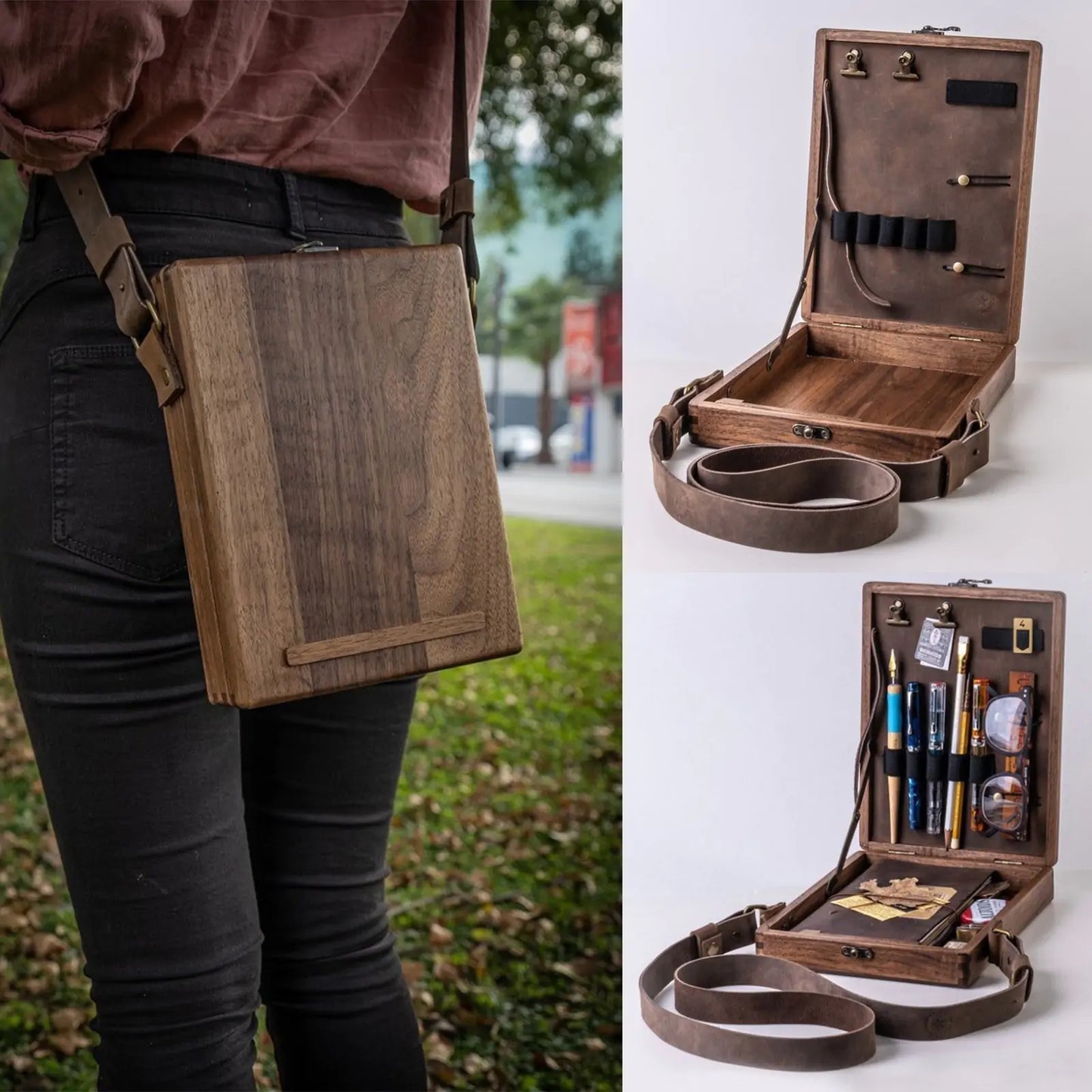 Wooden Messenger Box