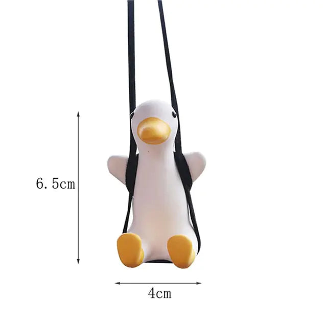 Swinging Duck Car Decor