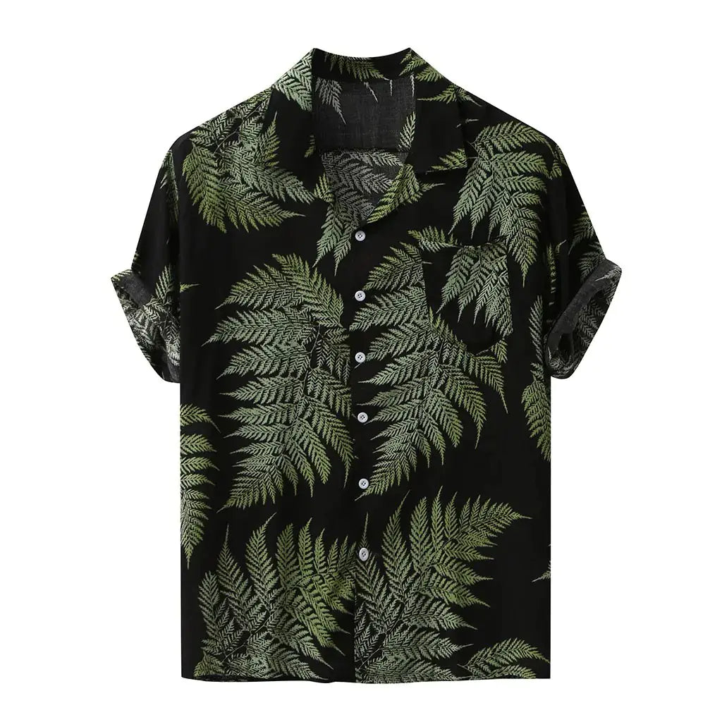 Hawaiian Botanic Button Up