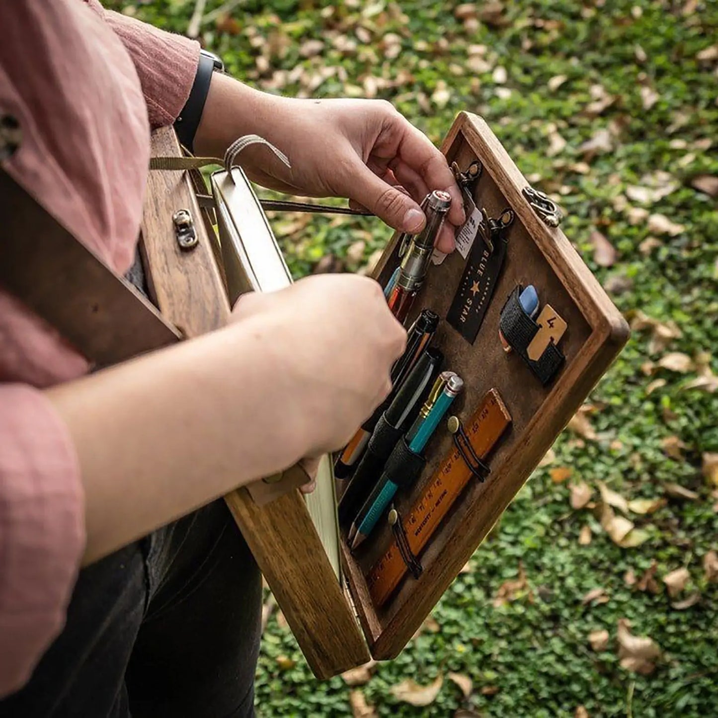 Wooden Messenger Box