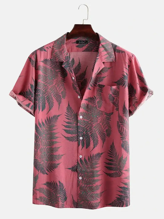 Hawaiian Botanic Button Up