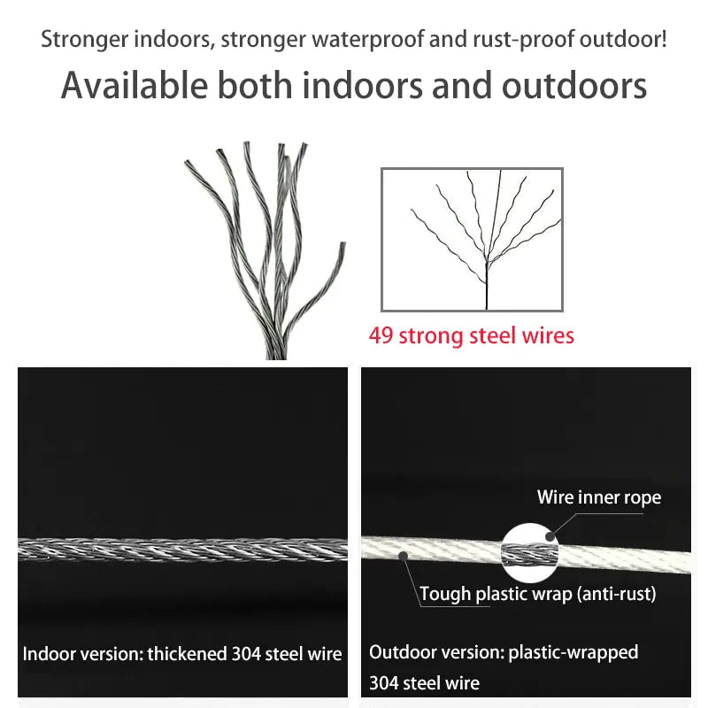 Retractable Non-Punch Clothesline