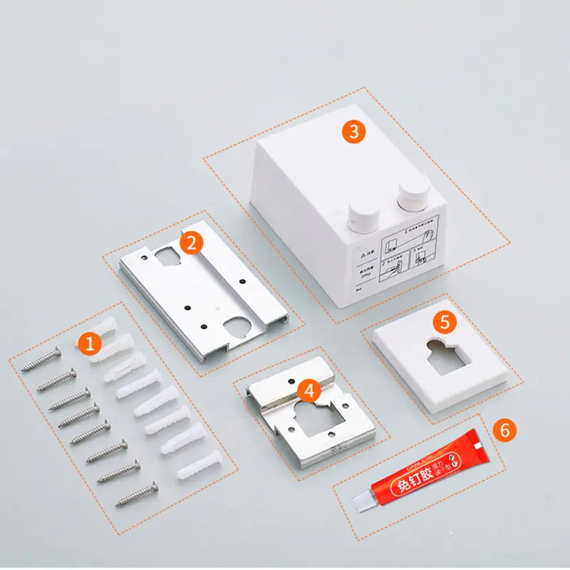 Retractable Non-Punch Clothesline