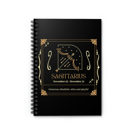 Sagittarius Spiral Notebook