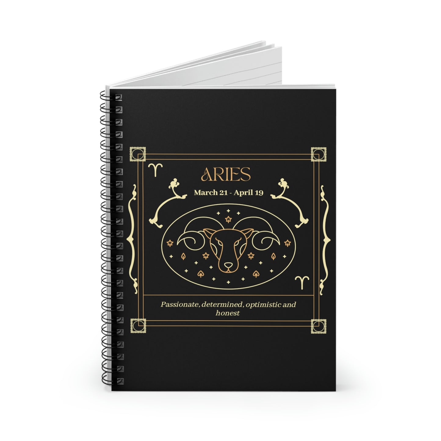 Aries Spiral Notebook