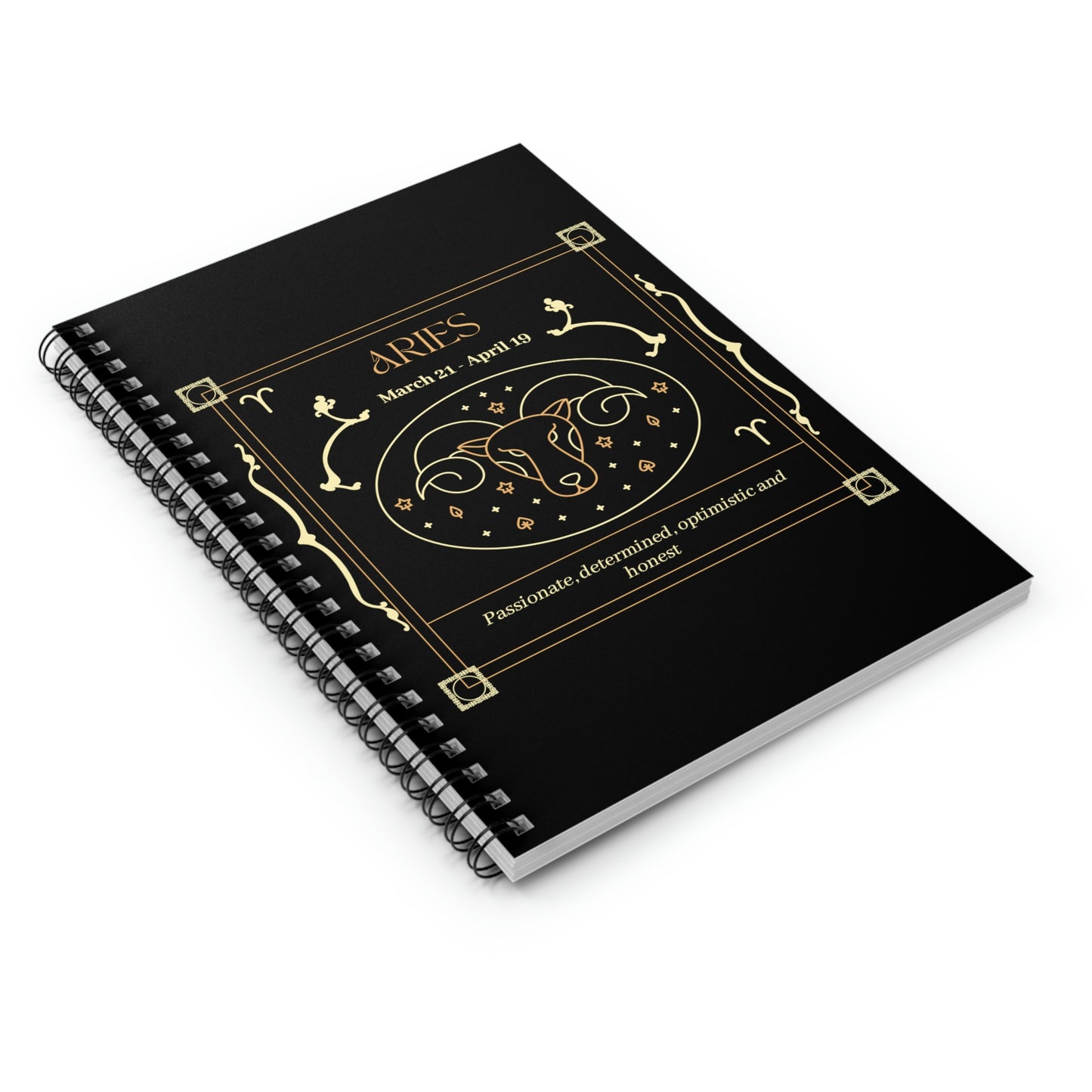 Aries Spiral Notebook