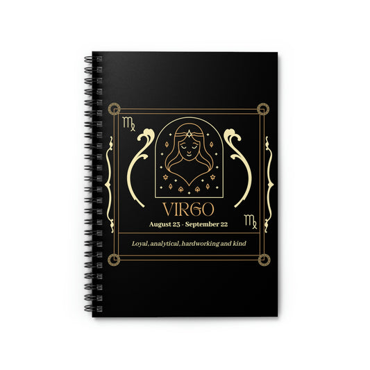 Virgo Spiral Notebook