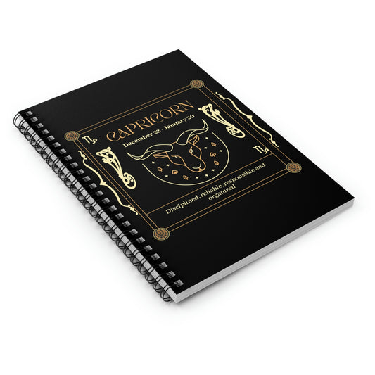 Capricorn Spiral Notebook