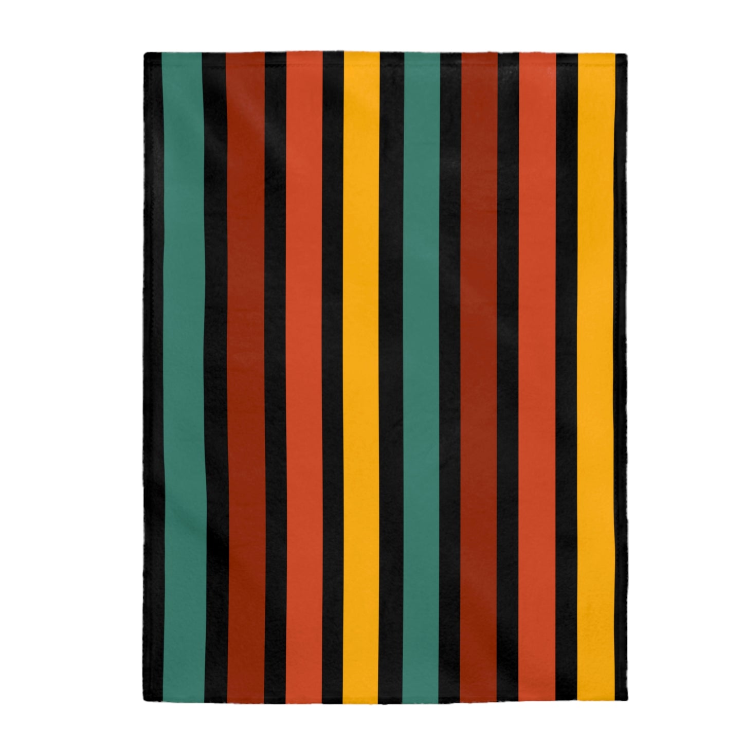 Striped Velveteen Plush Blanket