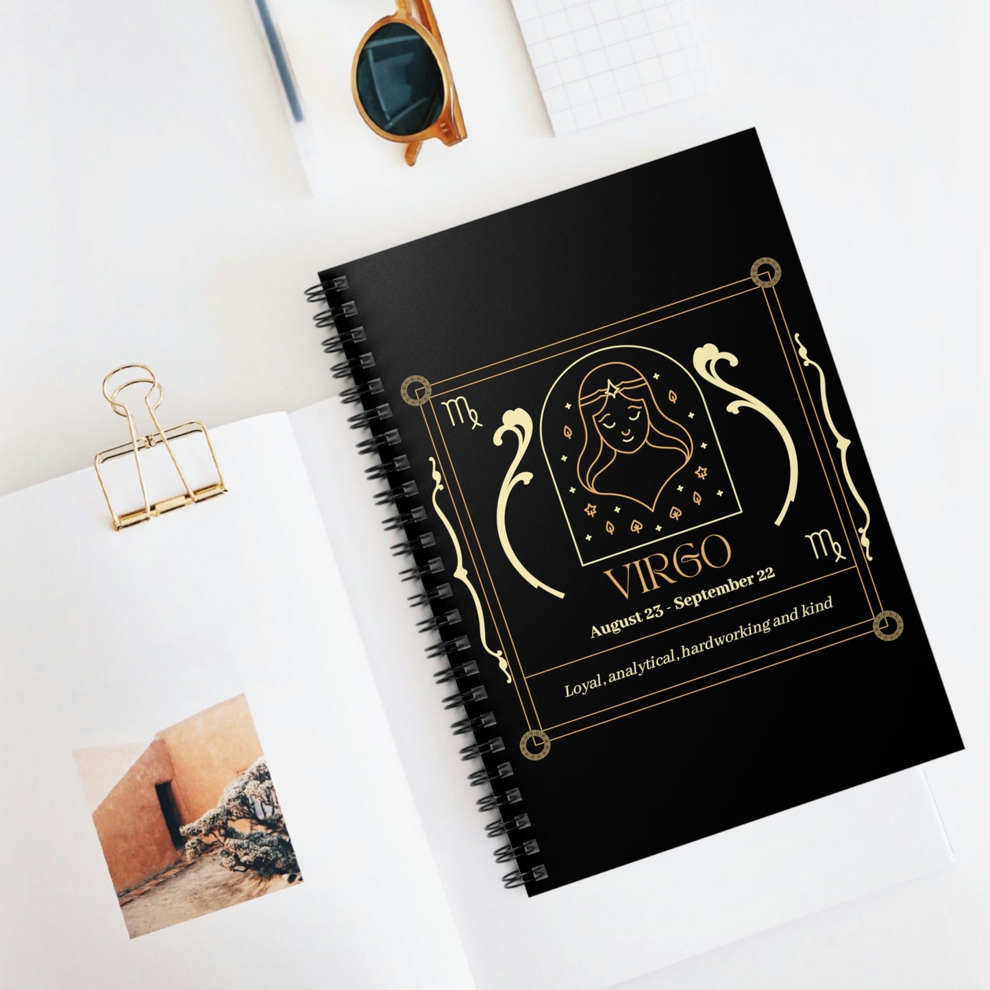 Virgo Spiral Notebook